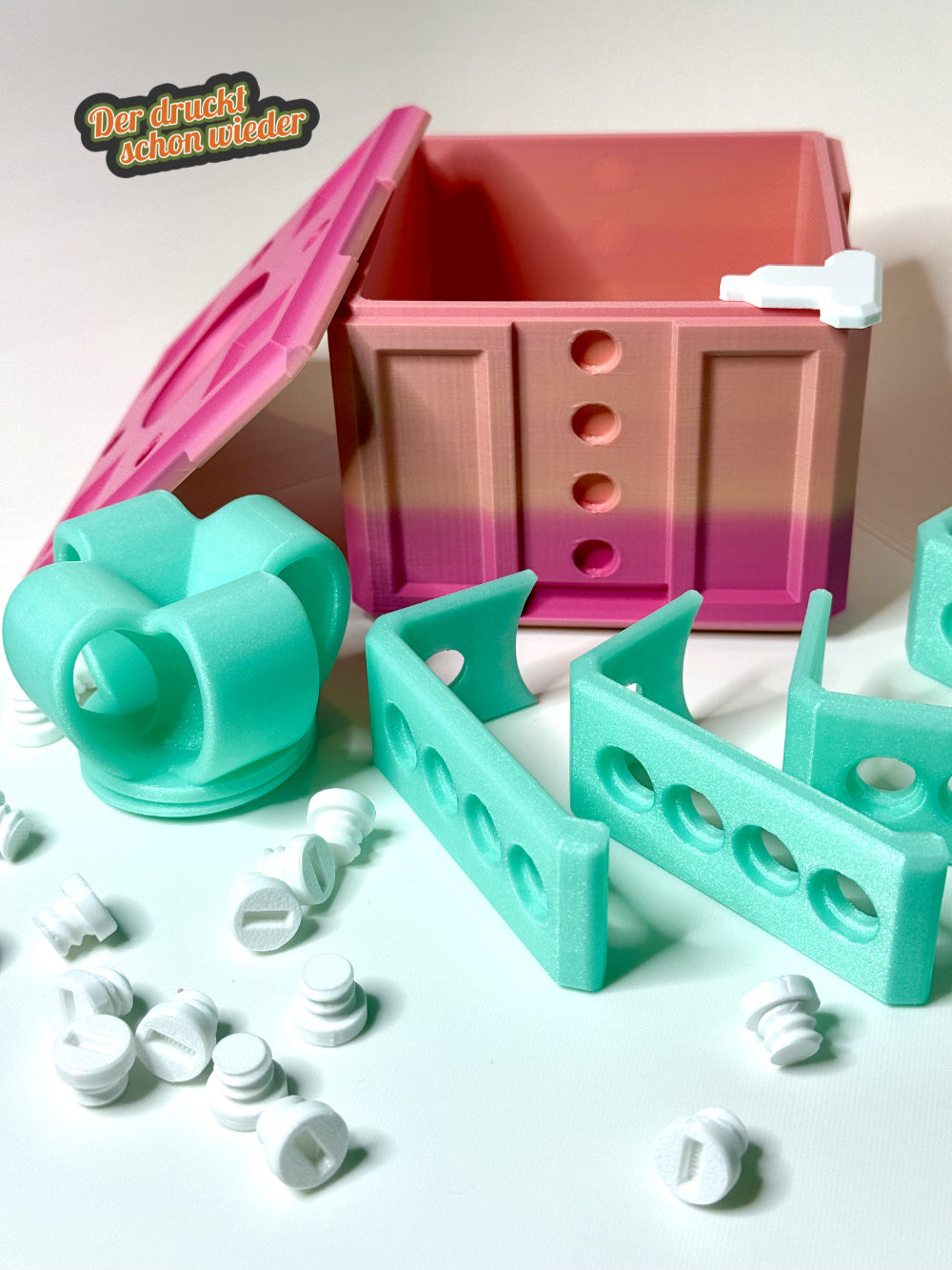 Schraubenbox "Just in Case" Valentins Edition mit 20 Schrauben